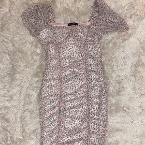 Short, knee length dress